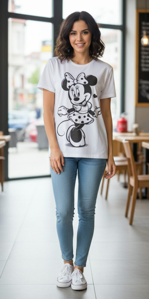Polera Estampada Mickey Mouse