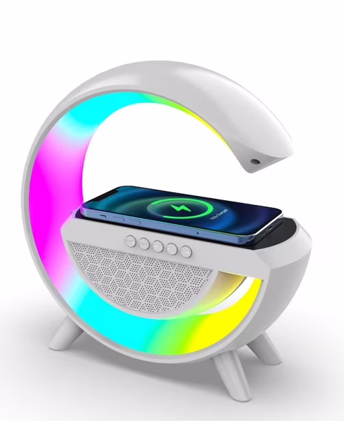 Lámpara De Mesa Inteligente Altavoz Bluetooth Usb Bt