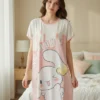 asdsa Camisón Pijama Manga Corta Cinnamoroll Color Rosado Talla única S a L
