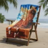 Toalla De Playa Estampada Caballo Medida 140 x 70
