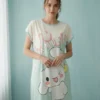 descarga (16) Camisón Pijama Manga Corta Cinnamoroll Color Verde Menta Talla única S a L