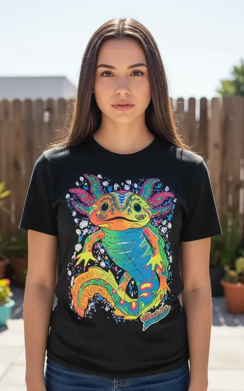 Polera Estampada Axolote