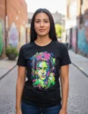 Polera Estampada Frida Kahlo