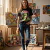Polera Estampada Frida Kahlo