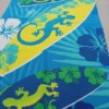 Toalla Con Estampado Iguanas