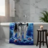 Toalla De Playa Estampada Husky Siberiano Medida 140 x 70