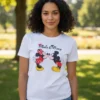 Polera Estampada  Minnie Mouse y Mickey Mouse