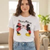 Polera Estampada  Minnie Mouse y Mickey Mouse