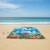 Toalla De Playa Estampada Delfines Medida 140 x 70