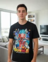 Polera Estampada Varios Personajes Dragon Ball Super
