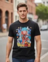 Polera Estampada Varios Personajes Dragon Ball Super