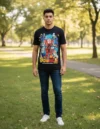 Polera Estampada Varios Personajes Dragon Ball Super