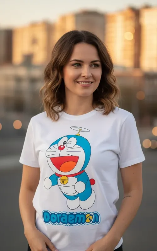 descarga (45) Polera Estampada Doraemon