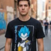 Polera Estampada Vegeta Super Saiyajin Blue