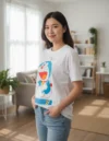 Polera Estampada Doraemon