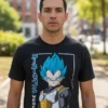Polera Estampada Vegeta Super Saiyajin Blue