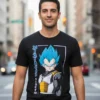 Polera Estampada Vegeta Super Saiyajin Blue