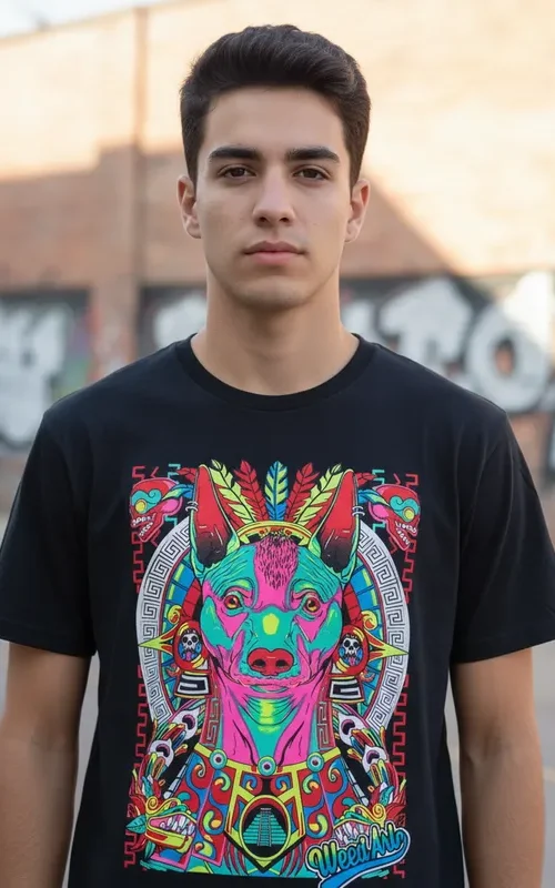 Polera Estampado Xoloitzcuintle