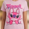 Polera Estampado Angel de Lilo & Stitch