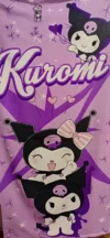 Toalla De Playa Estampada Kuromi  Medida 140 x 70