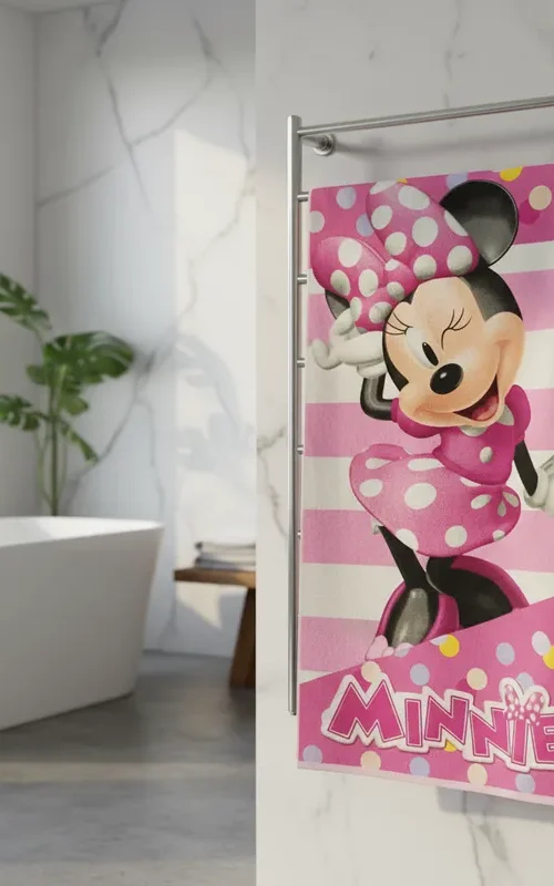 Toalla De Playa Estampada Minnie Mouse Medida 140 x 70