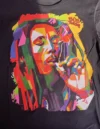 Polera Estampada Bob Marley
