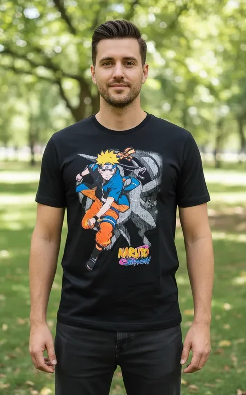 Polera Estampada Naruto Shippuden