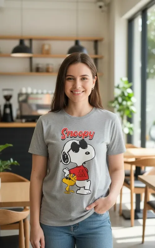 Polera Estampada Snoopy