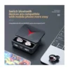 w=1500,h=1500,fit=pad Audifonos Inalambricos M90 Pro Tws Bluetooth 5.3 Color Negro