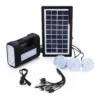 Kit Solar de Emergencia para Camping con 3 Ampolletas LED