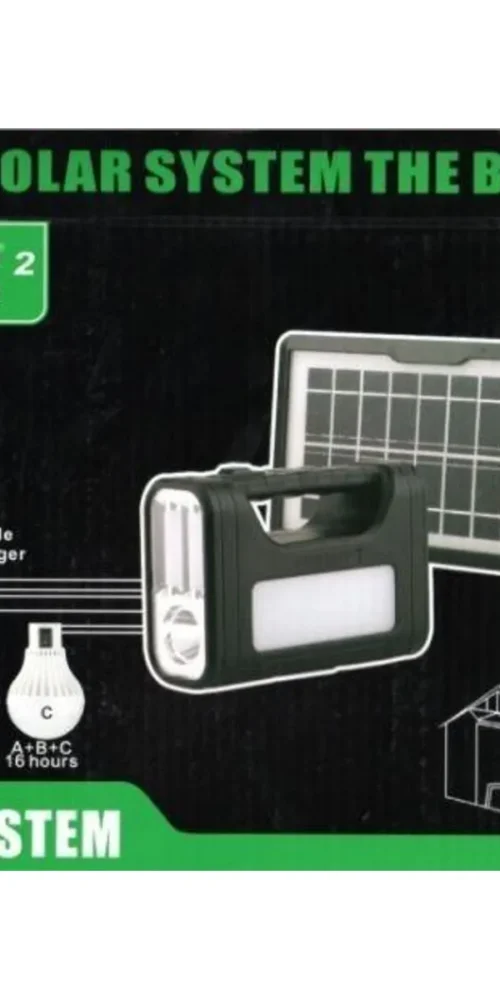 Kit Solar de Emergencia para Camping con 3 Ampolletas LED